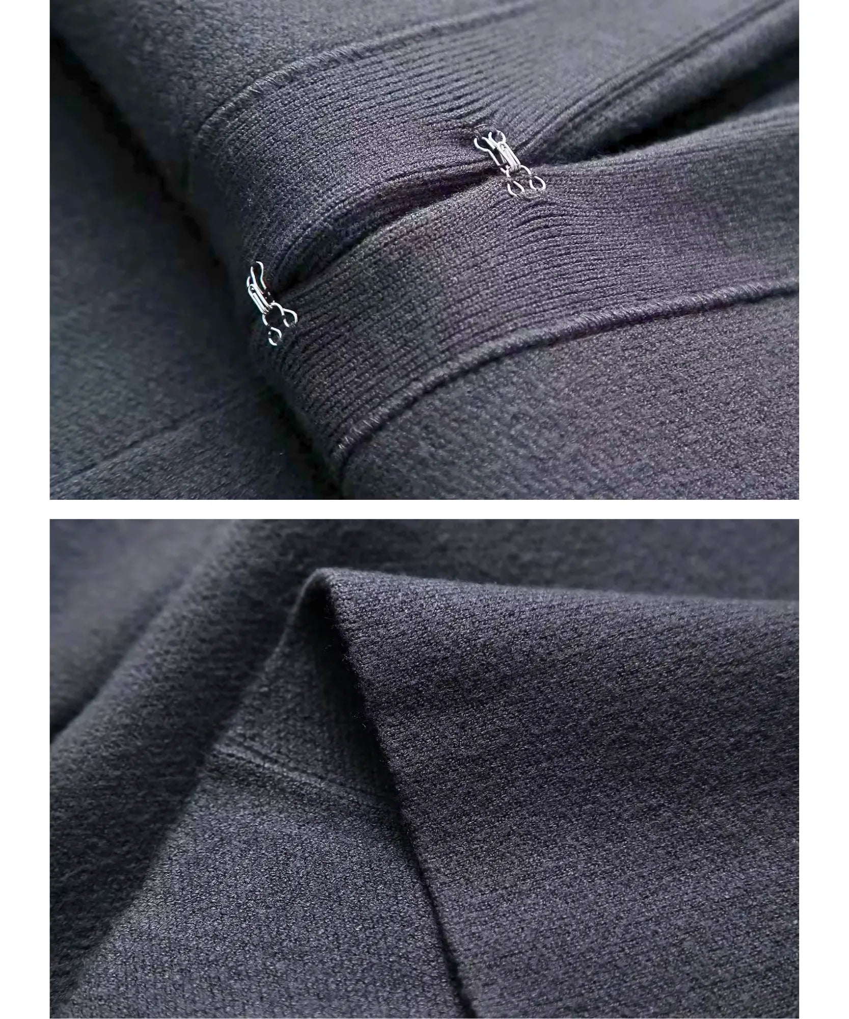 Conjunto Tricot Feminino Cardigan e Saia Inverno Elegante | Zelo