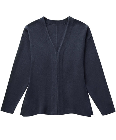 Conjunto Tricot Feminino Cardigan e Saia Inverno Elegante | Zelo