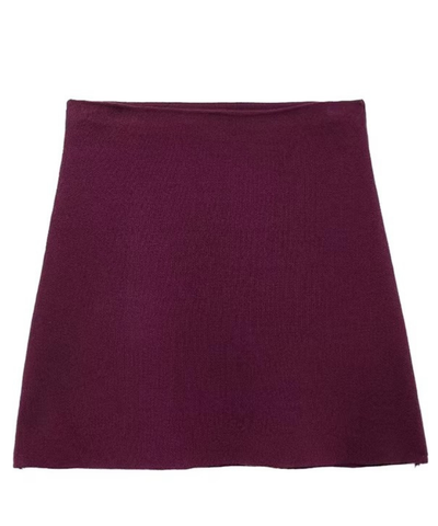 Conjunto Tricot Feminino Cardigan e Saia Inverno Elegante | Zelo