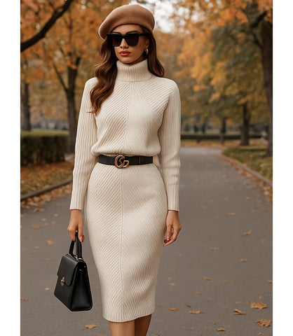 Comprar Conjunto Tricot FeBminino Para Trabalho Ou Passeio Chic Off White - ZARA