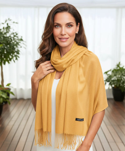 Comprar echarpe feminina de caxemira com franjas pashmina longa macia casual trabalho barato ANELLIMN