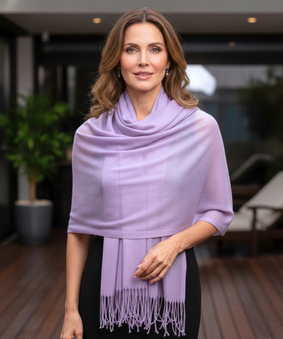 Comprar echarpe feminina de caxemira com franjas pashmina longa macia casual trabalho barato ANELLIMN