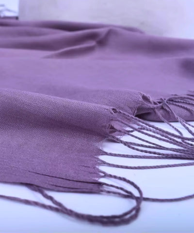 Comprar echarpe feminina de caxemira com franjas pashmina longa macia casual trabalho barato ANELLIMN