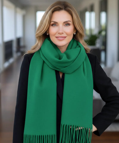 Comprar echarpe feminina cashmere premium elegante com franjas em promoção ANELLIMN
