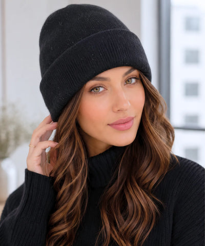 Comprar gorro feminino lã canelado felpudo inverno várias cores touca macia elegante em promoção ZARA