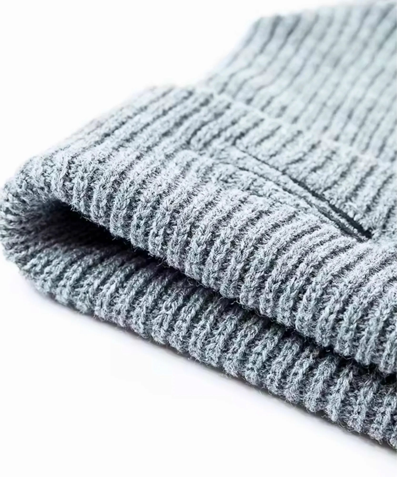 Comprar gorro feminino tricot orelha de gato pompom pelúcia bordado bigode canelado inverno fofo barato ANELLIMN