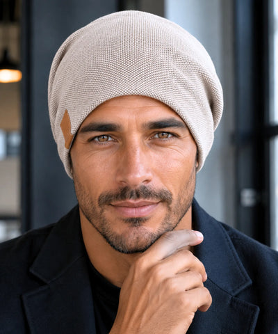 Gorro Masculino Beanie Slouchy Com Forro Interno | Franci