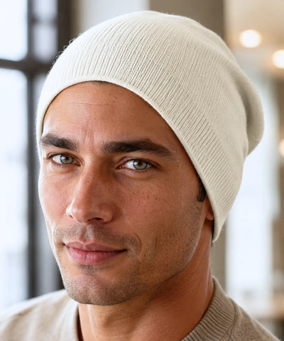 Comprar gorro masculino tricô canelado liso touca de inverno resistente e confortável barata em promoção Anellimn