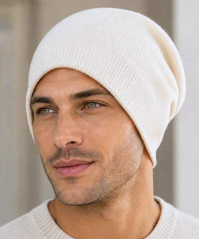 Comprar gorro masculino tricô canelado liso touca de inverno resistente e confortável barata em promoção Anellimn