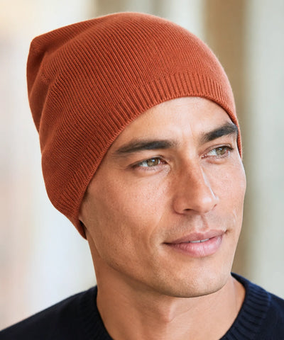 Comprar gorro masculino tricô canelado liso touca de inverno resistente e confortável barata em promoção Anellimn