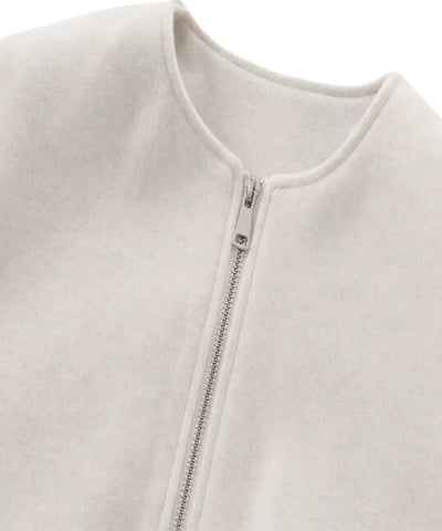 Jaqueta Bomber Feminina Lã Cropped Mangas Bufantes | Anye