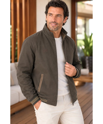 Comprar jaqueta bomber masculina forro peluciado inverno casual premium barato em promoção ZARA
