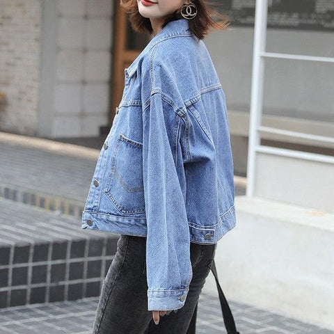 Anellimn comprar jaqueta jeans feminina curta barata preço da jaqueta jeans