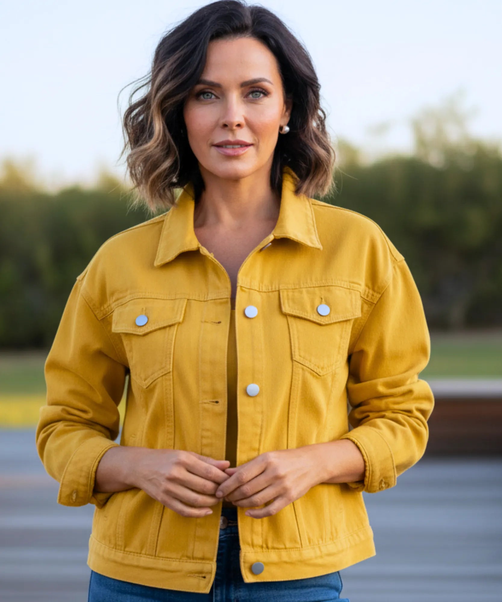 Comprar Jaqueta Jeans Feminina Oversized Denim Premium corte moderno durável casual barato ZARA