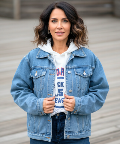 Comprar Jaqueta Jeans Feminina Oversized Denim Premium corte moderno durável casual barato ZARA