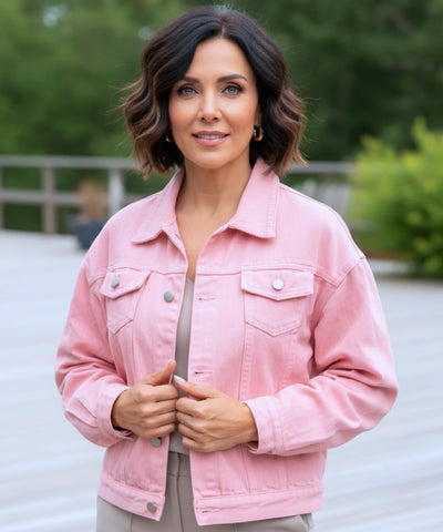 Comprar Jaqueta Jeans Feminina Oversized Denim Premium corte moderno durável casual barato ZARA