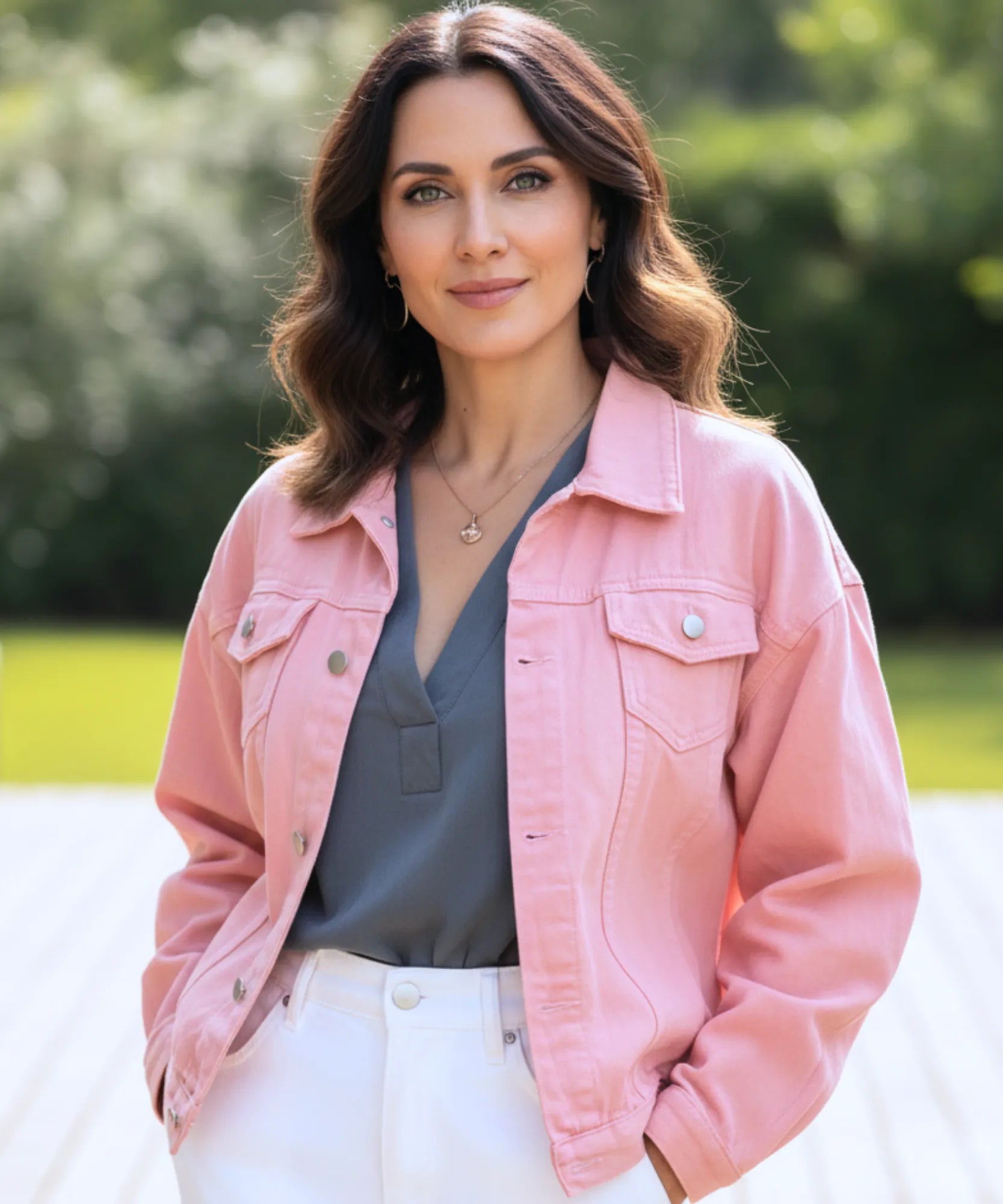 Comprar Jaqueta Jeans Feminina Oversized Denim Premium corte moderno durável casual barato ZARA