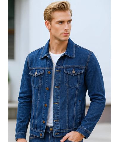 Comprar jaqueta jeans masculina casual premium clássica urbana vintage barato em promoção ZARA
