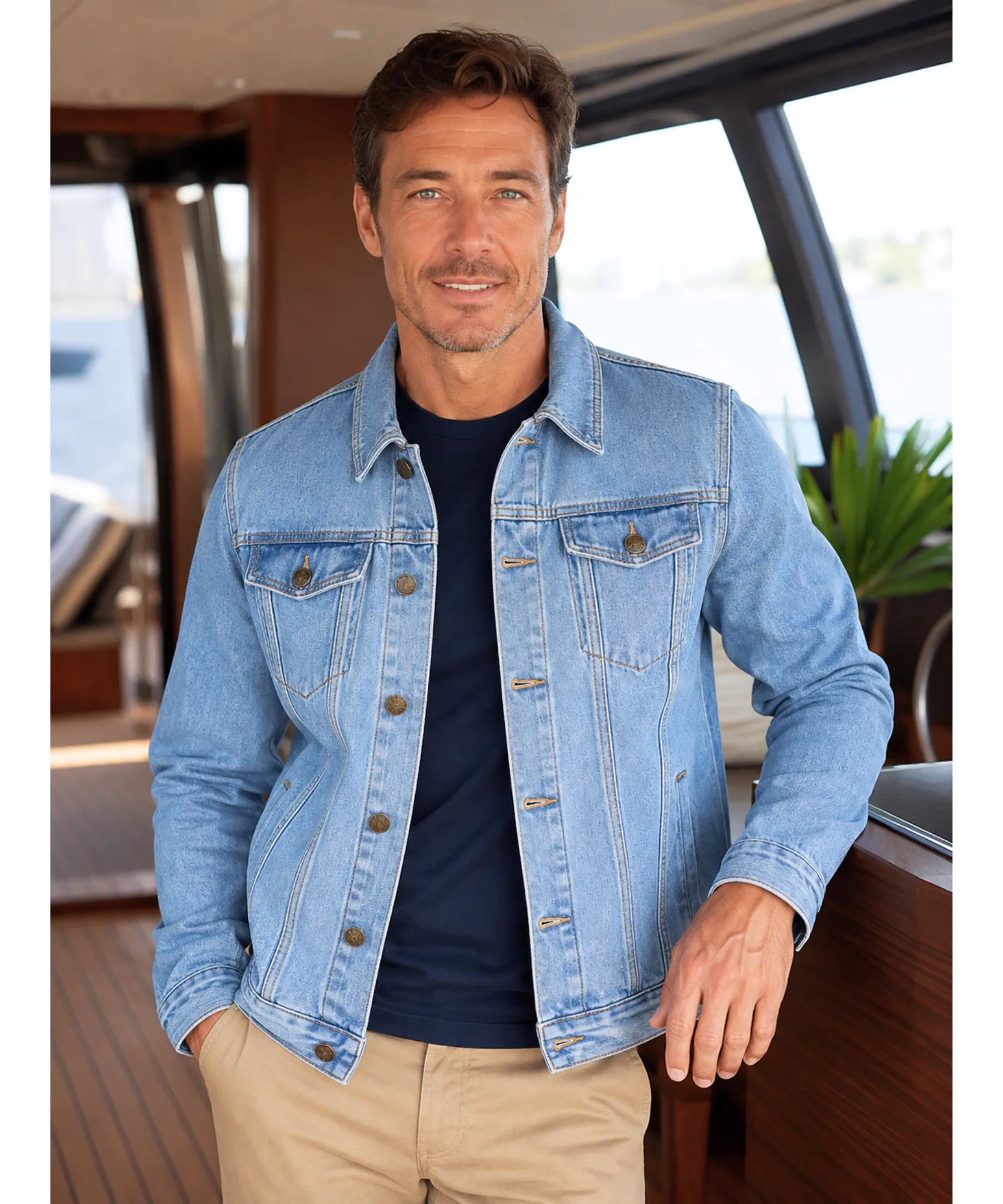 Comprar jaqueta jeans masculina casual premium clássica urbana vintage barato em promoção ZARA