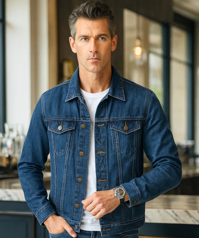 Jaqueta Jeans Masculina Casual Premium Clássica | Zenin