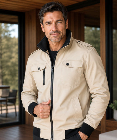 Comprar jaqueta masculina militar bomber casual urbana premium inverno barato em promoção ZARA