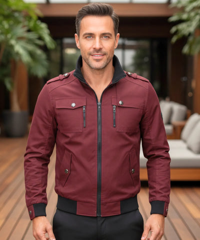 Jaqueta Masculina Militar Bomber Premium | Bourbon