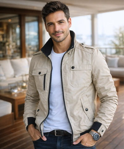 Jaqueta Masculina Militar Bomber Premium | Bourbon