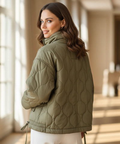 Jaqueta Puffer Feminina Acolchoada Oversized Inverno | Are