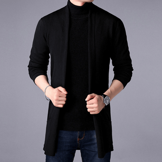 Anellimn sobretudo masculino longo casaco masculino barato preço jaqueta masculina