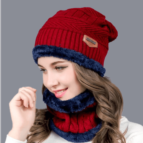Anellimn  comprar melhor touca de la feminina gorro de la cachecol de inverno barato preço