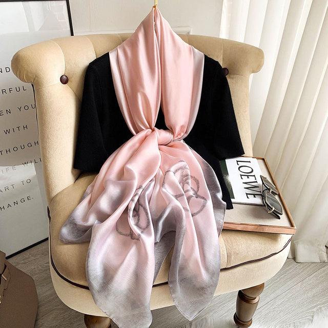 Anellimn compre lenço cachecol feminino de seda barato preço cachecol 