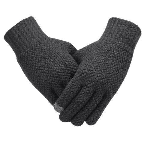 Anellimn compre melhor Luva de Frio masculina Lã com Touch luva de inverno barato