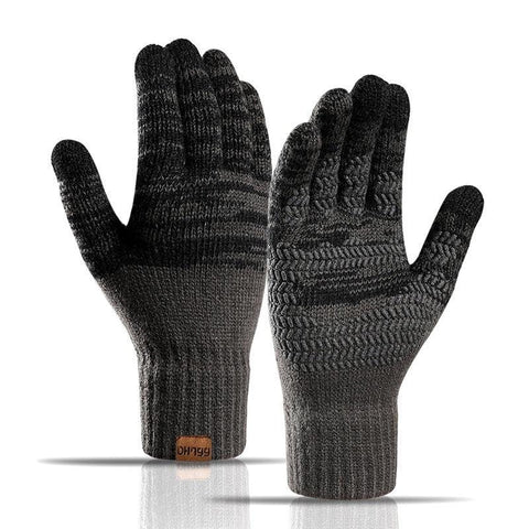 Anellimn compre melhor Luva de Frio masculina Lã com Touch luva de inverno barato