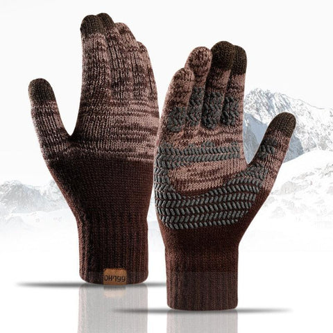 Anellimn compre melhor Luva de Frio masculina Lã com Touch luva de inverno barato