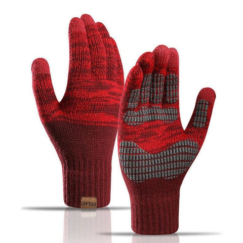 Anellimn compre melhor Luva de Frio masculina Lã com Touch luva de inverno barato