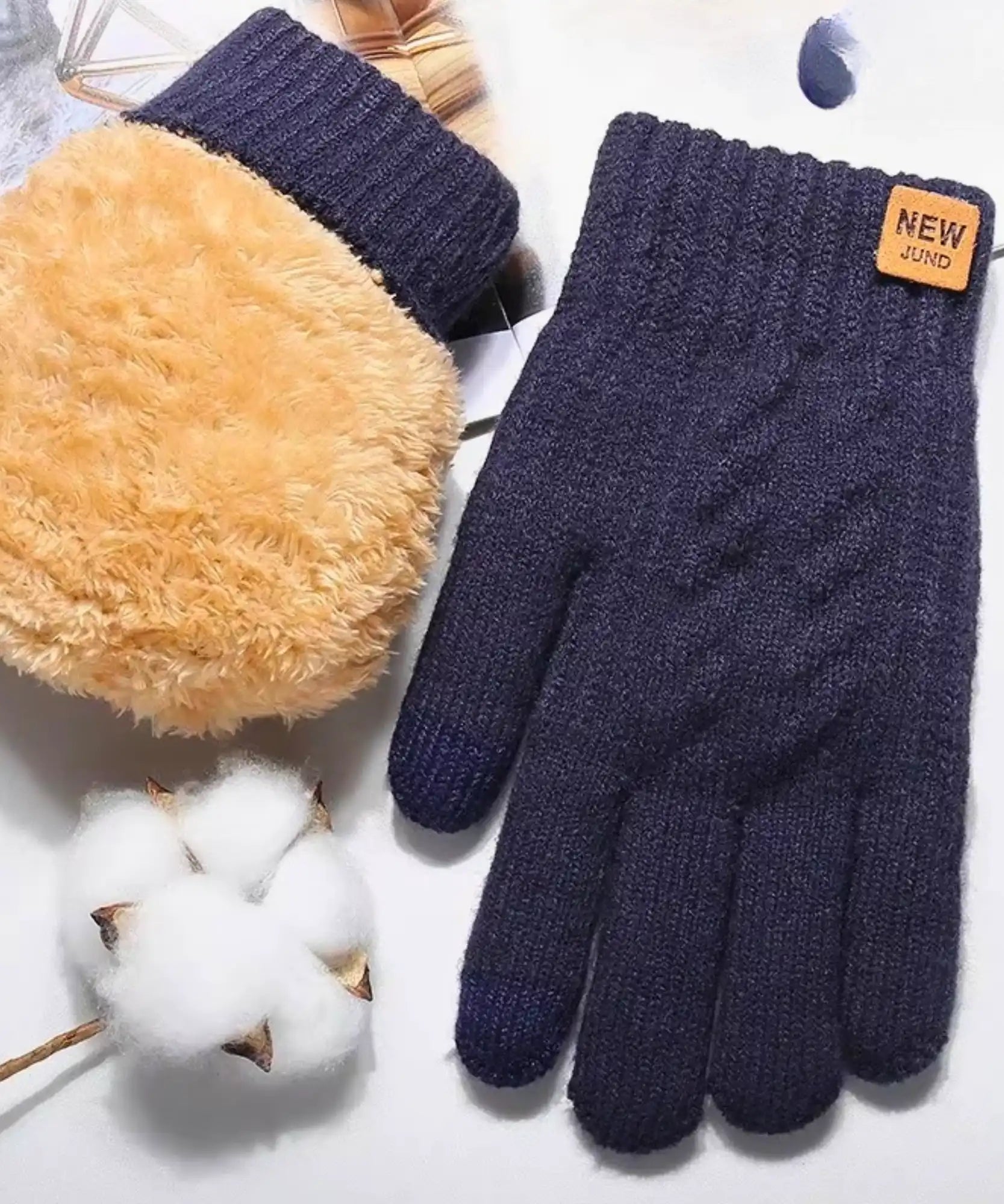 Comprar luva feminina pelúcia touch screen térmica premium macia inverno barata