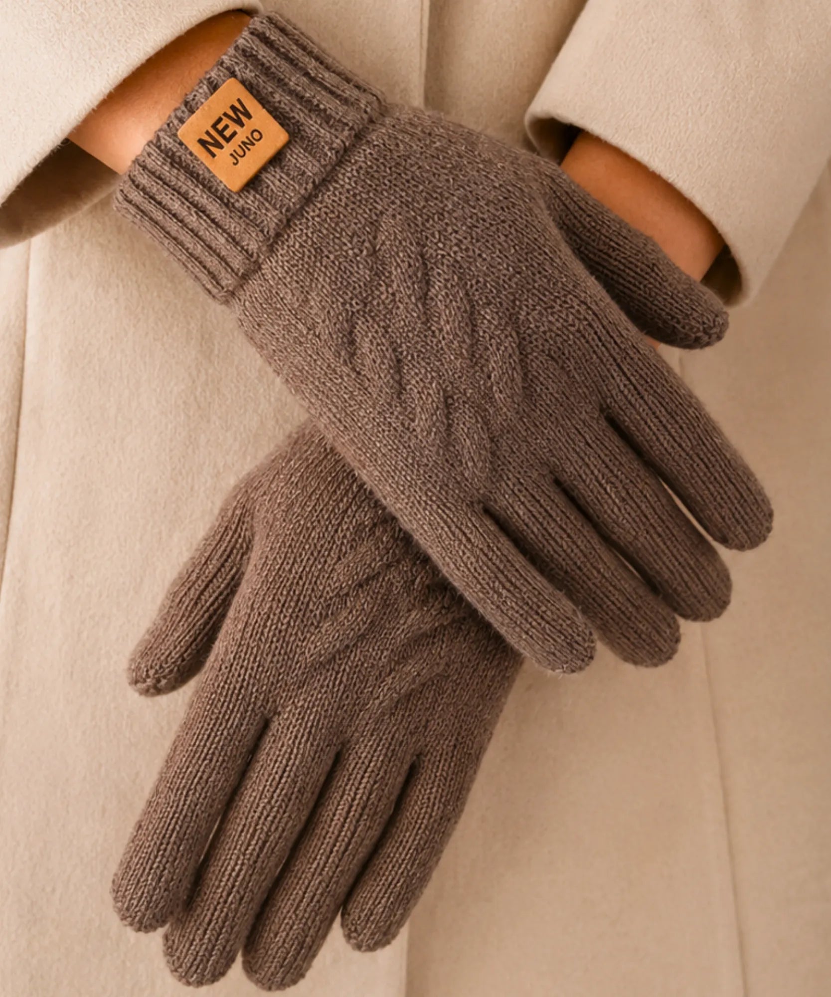 Comprar luva feminina pelúcia touch screen térmica premium macia inverno barata