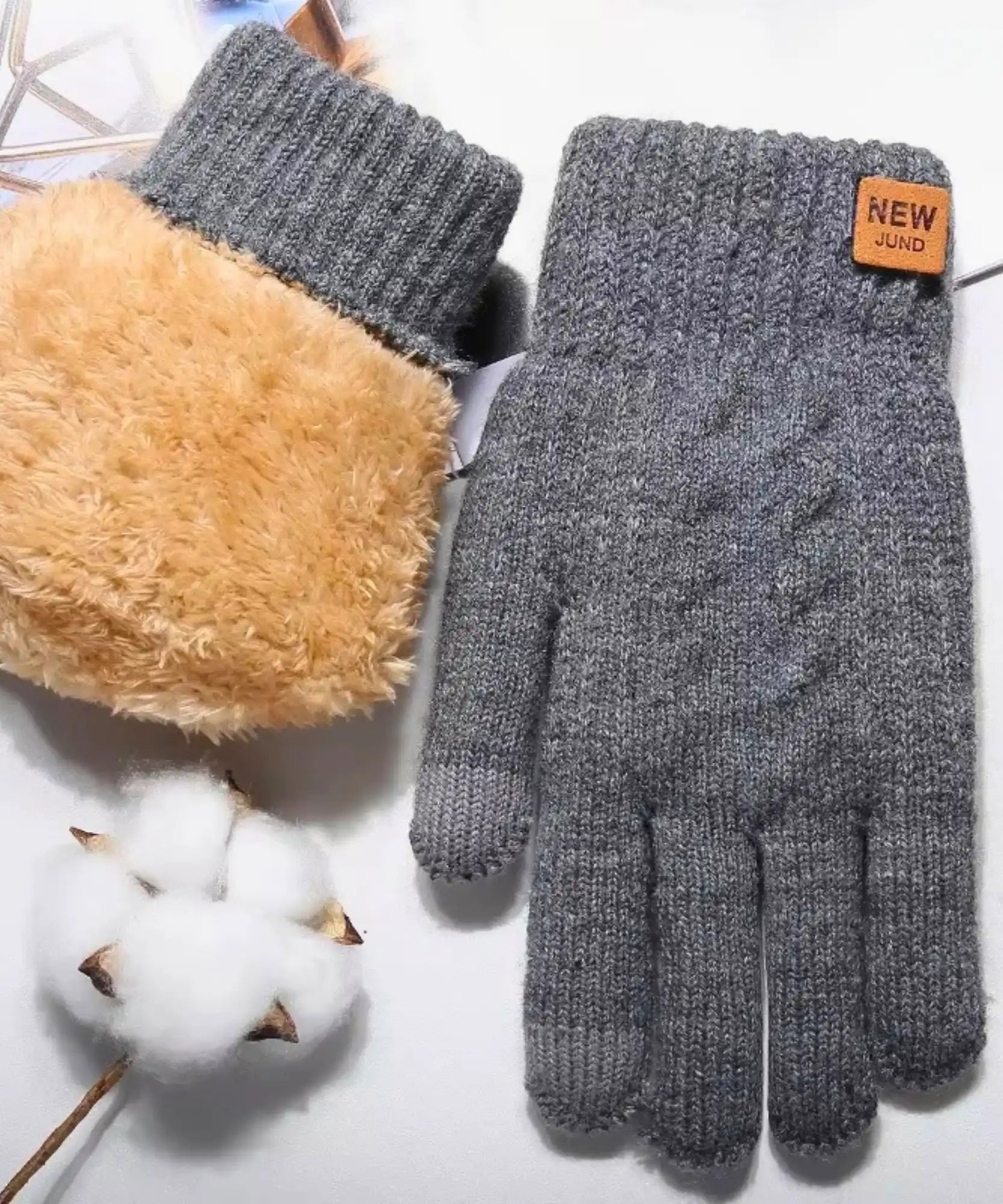 Comprar luva feminina pelúcia touch screen térmica premium macia inverno barata