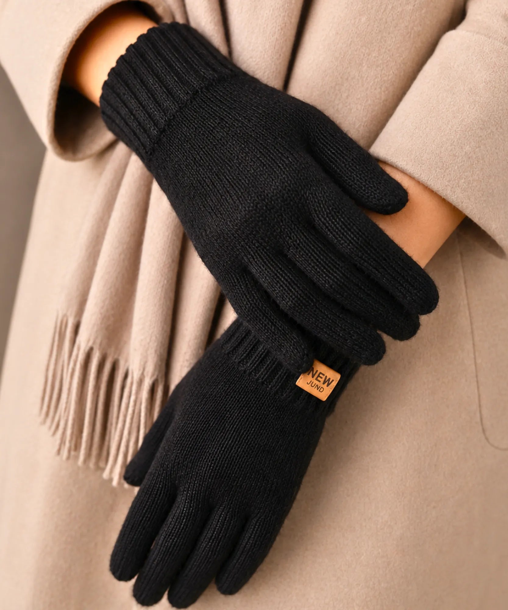 Comprar luva feminina pelúcia touch screen térmica premium macia inverno barata