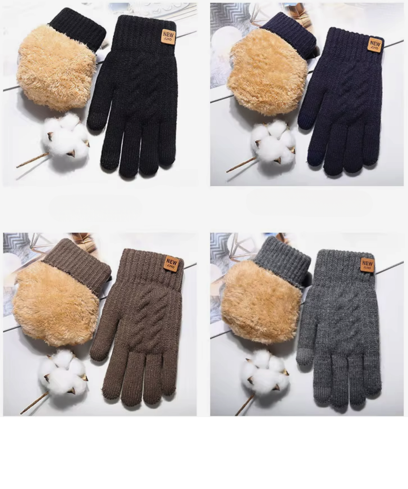 Comprar luva feminina pelúcia touch screen térmica premium macia inverno barata