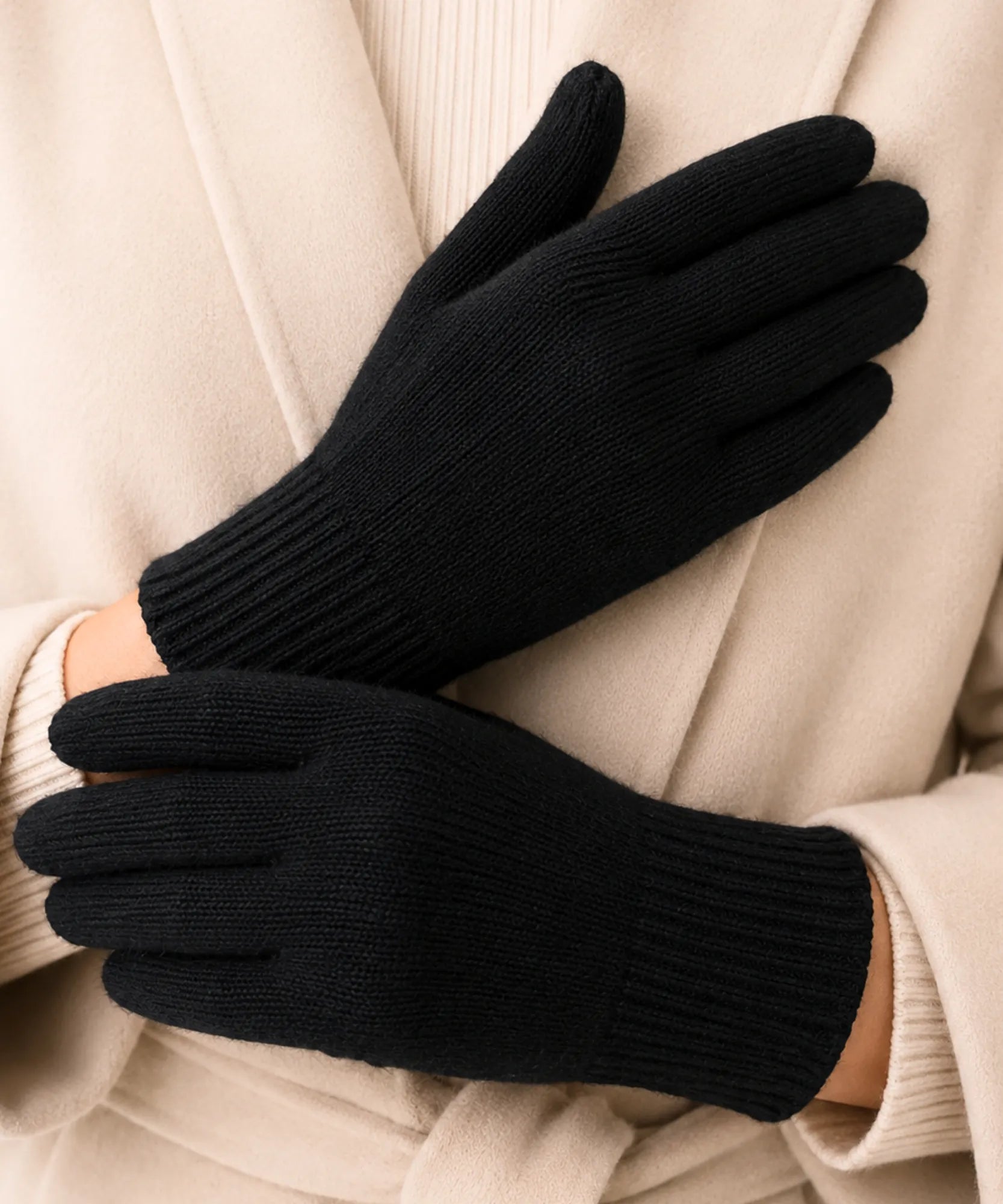 Comprar Luva Feminina Malha Grossa Térmica de Frio barata em promoção ANELLIMN