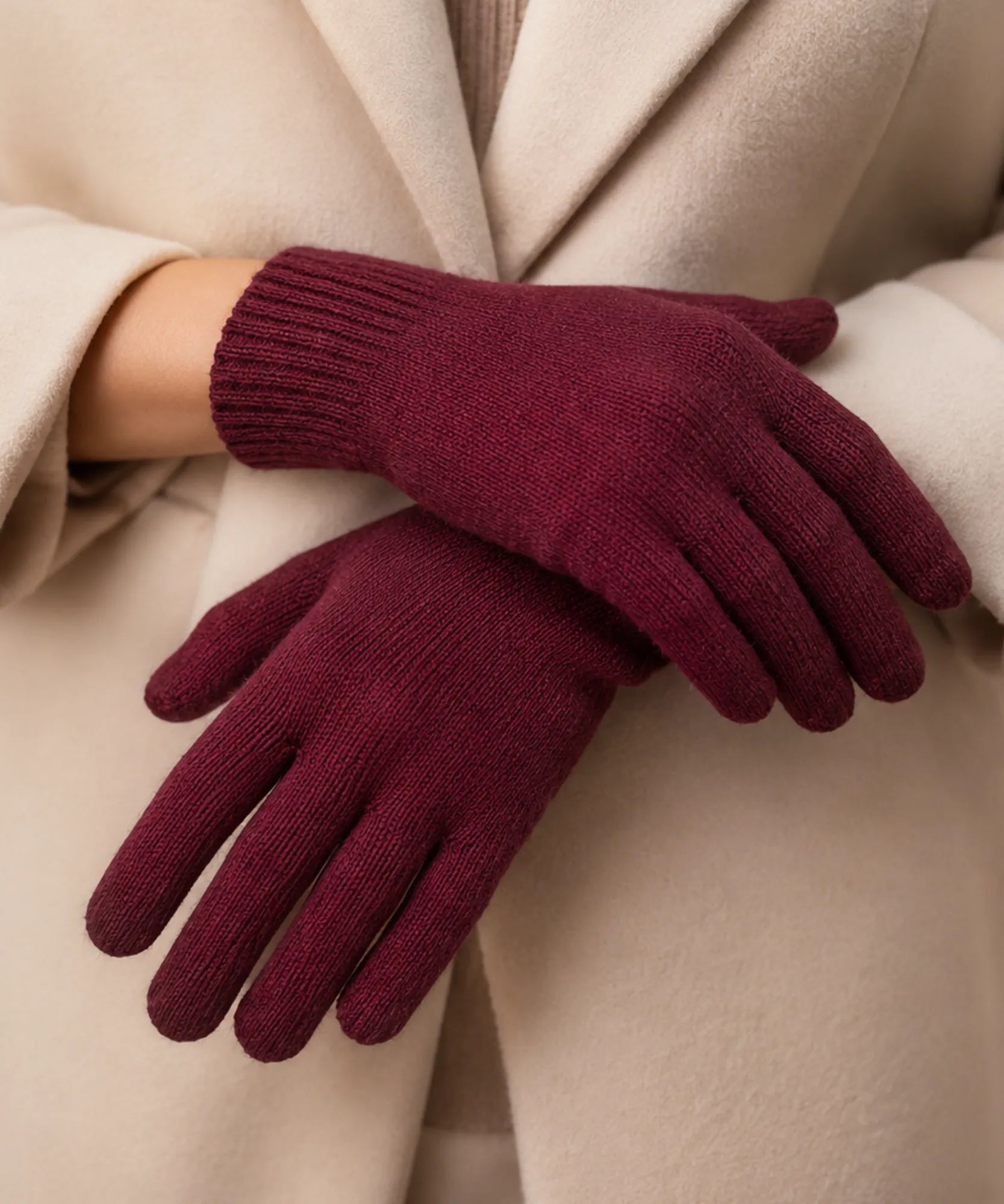 Comprar Luva Feminina Malha Grossa Térmica de Frio barata em promoção ANELLIMN