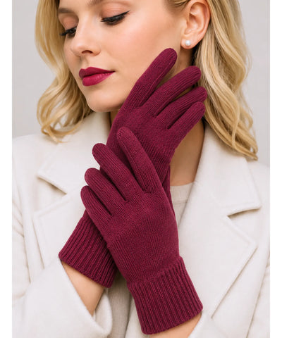Comprar Luva Feminina Malha Grossa Térmica de Frio barata em promoção ANELLIMN