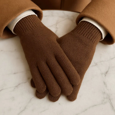 Comprar Luva Feminina Malha Grossa Térmica de Frio ZARA
