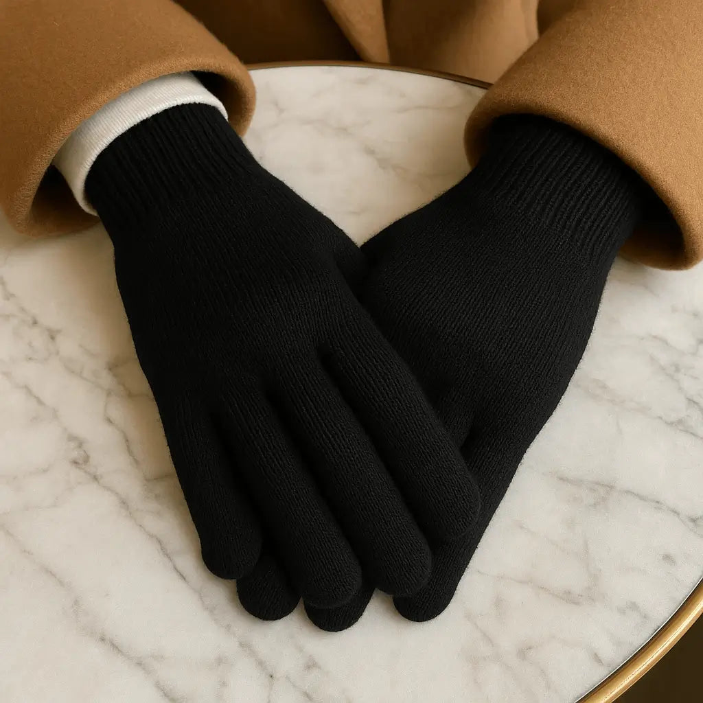 Comprar Luva Feminina Malha Grossa Térmica de Frio ZARA
