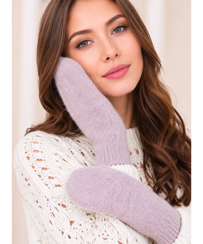 Comprar luva tricotada feminina fechada lã punho duplo reforçado luva de frio inverno promoção ANELLIMN