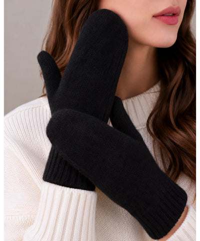 Comprar luva tricotada feminina fechada lã punho duplo reforçado luva de frio inverno promoção ANELLIMN