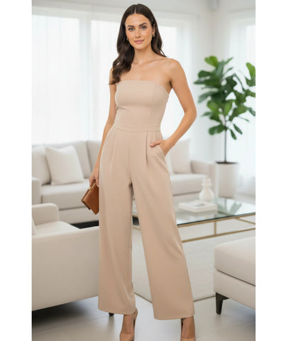 Macacão Feminino Alfaiataria Tomara Que Caia Elegante | Marine