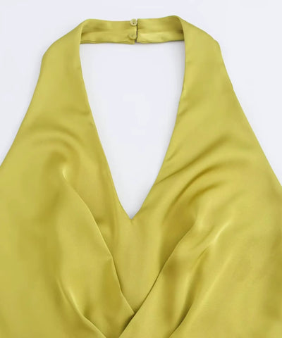 Macacão Feminino Cetim Frente Única Elegante Social | Romper