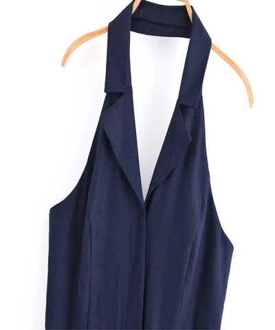 Macacão Feminino Linho Alfaiataria Elegante Social | Case